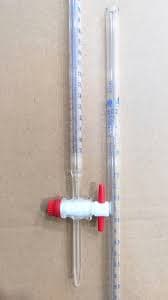 Burette trắng thủy tinh 50ml