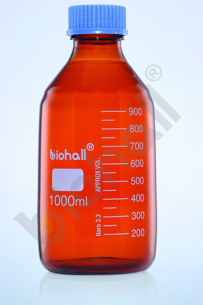Chai trung tính nâu Biohall nắp vặn