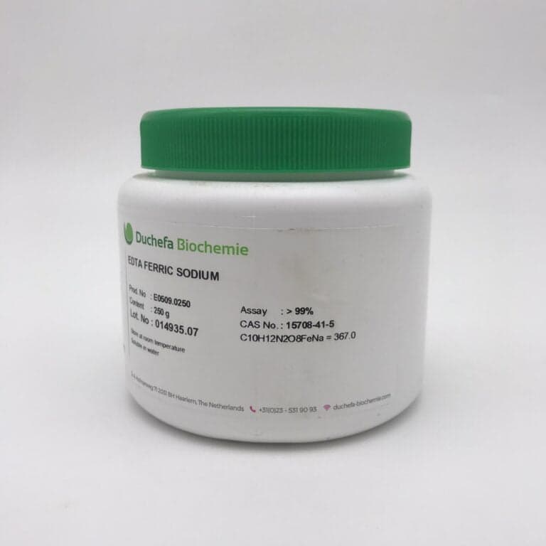 EDTA Ferric Sodium 99% (FeNaEDTA Chai 250G Duchefa)