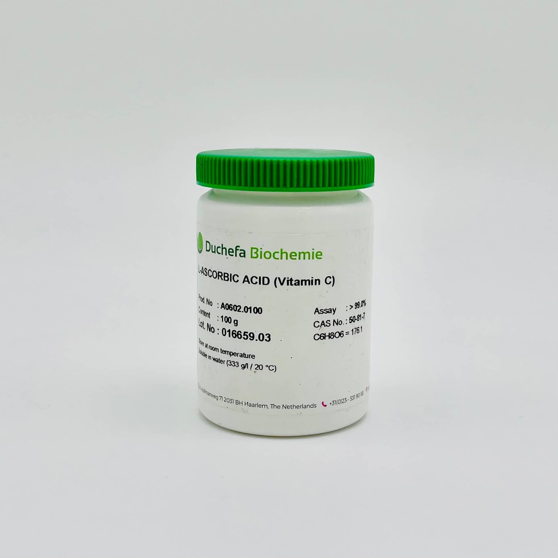 L-Ascorbic Acid (Vitamin C Duchefa Cas 50-81-7)