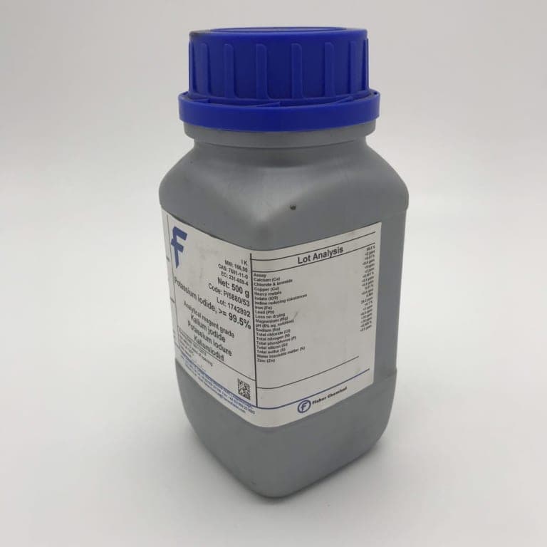 Potassium Iodide 99.5% (AR Chai 500G Fisher)